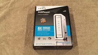 Arris Surfboard SB6141 Modem Unboxing and Review [upl. by Grae]