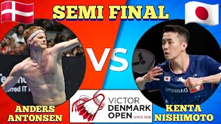 SF🇲🇾Anders Antonsen VS 🇯🇵Kenta Nishimoto🔥‼️denmarkopen2024 [upl. by Cini690]