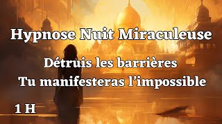 Cest fou mais ça marche Tu manifesteras limpossible en écoutant cette hypnose miracle en dormant [upl. by Anera]