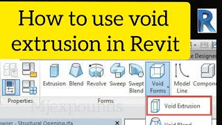 VOID EXTRUSIONREVIT TUTORIALSSHORTSVOID FORMSREVIT VIDEOSEXTRUSIONcivilarchitectmjexpounds [upl. by Blumenfeld]