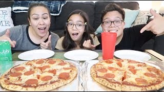 PEPPERONI PIZZA MUKBANG EATING SHOW [upl. by Tiersten24]