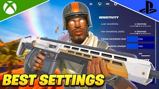 Fortnite Chapter 5 Season 3 Controller Settings Tutorial Zero Build amp Build Best Settings [upl. by Casabonne]