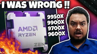 I Was Wrong About AMD RYZEN 9000 Series CPUs  AMD Vs Intel  AMDs Upcoming ZEN 5 Desktop CPUs [upl. by Essam279]