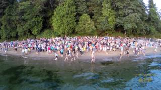 3rd Beach Drum Circle  Aerial Flight Photography [upl. by Culbert]