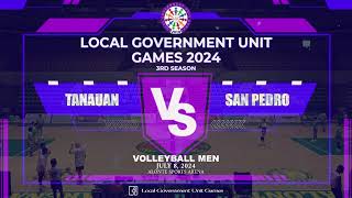 LGU Games 2024 Tanauan vs San Pedro  Volleyball Men Preliminaries  July 8 2024 [upl. by Akimyt]