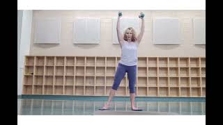 Advanced Pilates using Gliding Discs and Light Hand Weights 138 Barre [upl. by Nuahsad]