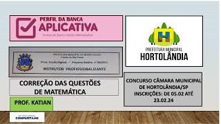 COMO CONHECER O PERFIL DA BANCA quotAPLICATIVAquot  Concurso Prefeitura Municipal de HortolândiaSP [upl. by Mij]