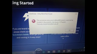 Error Fixed obs64exe – Entry Point Not Found  The procedure entry point IsWow64Process2 [upl. by Rolanda]