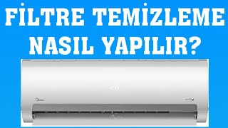 Midea Klima Filtre Temizleme Nasıl Yapılır [upl. by Inverson]