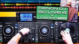 Does the Denon DJ SC Live 4 work with LC6000 Set up guide amp 4 deck mashup TheRatcave [upl. by Zulch]