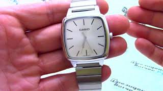 Часы Casio LTPE117D7A  видео обзор от PresidentWatchesRu [upl. by Acinna949]