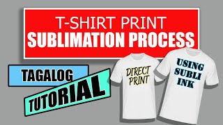 PAANO MAG PRINT NG TSHIRT GAMIT ANG SUBLIMATION INK [upl. by Seldun791]