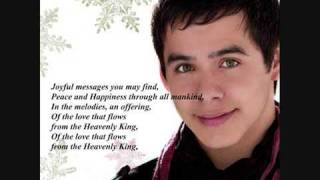 David Archuleta  Melodies Of Christmas  Lyrics [upl. by Eelyk]