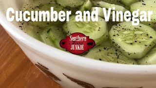 🥒 Cucumber and Vinegar Quick Pickles  Marinated Cucumbers Onion amp Vinegar Recipe [upl. by Raines]