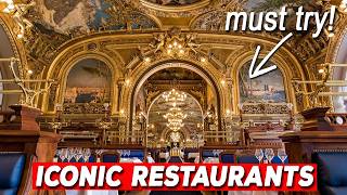 Paris Most ICONIC Restaurants You MustTry Once [upl. by Okiam]