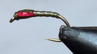 My Best Fly on Grafham  Olive Flexi Buzzer Red Cheeks flyfishing fishing flytying trout buzzer [upl. by Stanwood294]