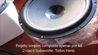 Subwoofer Hertz DS3003  finalmente chegou [upl. by Sidoeht]