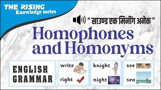 Homophones and homonyms [upl. by Anana]