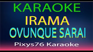 Irama  Ovunque sarai Karaoke Sanremo 2022 [upl. by Nevil]