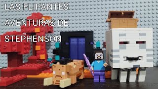 mini stop motion de lego minecraft [upl. by Assyli201]