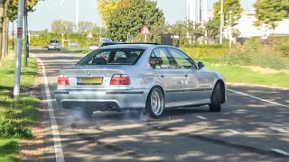 BMW M5 E39 with Supersprint Exhaust  Accelerations And POWERSLIDES [upl. by Ajed]