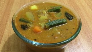 Sambar Recipe  Tasty Kerala Style Sambar  Varutharacha Nadan Sambar [upl. by Cammy]