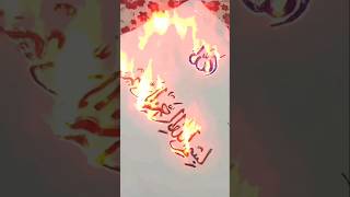 Allah name art in🔥Kotoi na voyonkor ai ayat 😭 youtubeshorts drawing youtubevloggers art [upl. by Anaerb]