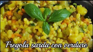 Fregola con Verdure Ricetta Sarda Traditional Sardinian Cuisine  Subtitles  ChefJasonznc [upl. by Anowahs]