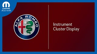 Instrument Cluster Display  How To  2022 Alfa Romeo Giulia amp Stelvio [upl. by Mcmurry]