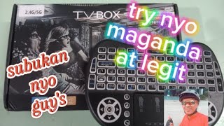 Unboxing MXQ Pro TV BOX lynmartinez2565 [upl. by Boothe467]