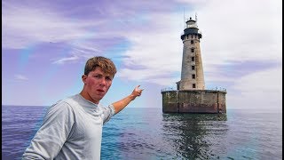 Exploring an Abandoned Light House from the 1800s VERY Creepy [upl. by Mosenthal]