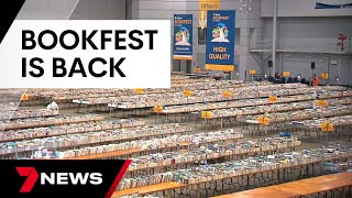 Books for bargainbasement prices as Lifeline Bookfest returns  7 News Australia [upl. by Ireg]