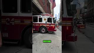 New York City Firefighter Has Mad Driving Skills [upl. by Trepur788]