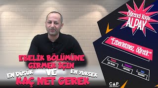 EBELİK BÖLÜMÜNE GİRMEK İÇİN EN DÜŞÜK VE EN YÜKSEK KAÇ NET GEREKİR [upl. by Jamill182]