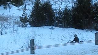 Arctic Cat 800 triple Pantera climbs a hill [upl. by Celio]