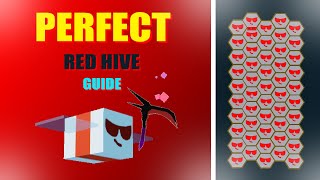 Making The Best Red Hive On Roblox Bee Swarm [upl. by Nelhsa279]