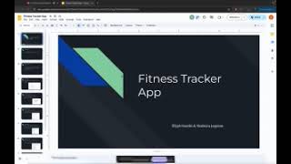 Fitness Tracker App  Mobil Dev [upl. by Namra]