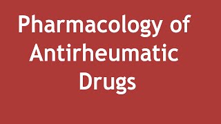 Pharmacology of Antirheumatic drugs  Complete Overview ENGLISH  Dr Shikha Parmar [upl. by Lig]