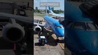 Aviones de Aerolíneas Argentinas en Aeroparque ✈️🇦🇷 aerolineasargentinas aeroparque airport [upl. by Yliak]