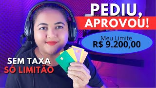 Top 5 Cartões de Credito de FÁCIL APROVAÇÃO ✨🎉 APROVA LIMITE ALTO  SEM ANUIDADE [upl. by Anaj]