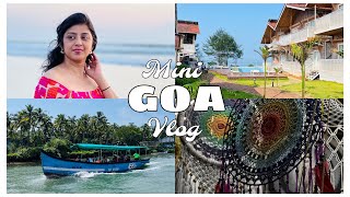 Goa mini vlog  Dallas resort  Ashwem beach  Morjim beach [upl. by Anibur]