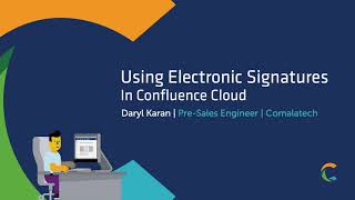 Electronic Signatures in Confluence Cloud with Comala Document Control [upl. by Akemrej]