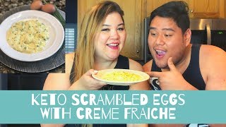 Keto Scrambled Eggs with Creme Fraiche [upl. by Cirred]