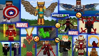 🔥NEW SUPERHERO LEGEND MOD FOR MINECRAFT PE😱  MCPE 120 [upl. by Divaj219]