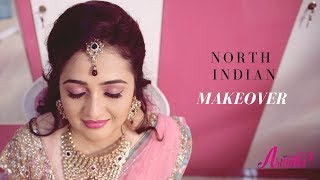 North Indian Bridal Makeup  Asmitha Makeover Artistry [upl. by Bernhard244]