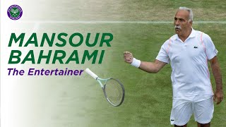 MANSOUR BAHRAMI THE ENTERTAINER  His Best Moments from Wimbledon 2023 [upl. by Cristina]