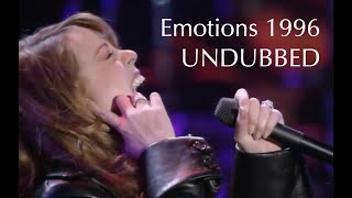 Mariah Carey  Emotions 1996 FULL UNDUBBED Performance [upl. by Nwad766]