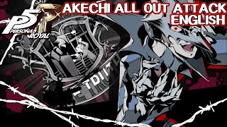 Black Mask Akechi All Out Attack  Persona 5 Royal [upl. by Ytitsahc]