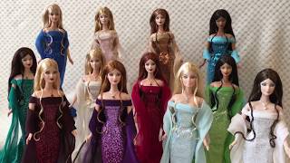 Learn Colors with Barbie Birthstone Fashions  Doll Fashion Show [upl. by Tennes]