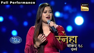 Indian Idol 15  Sneha Shankar Yaad Piya Ki Aaye  Indian Idol 2024  Best Performance [upl. by Belsky]